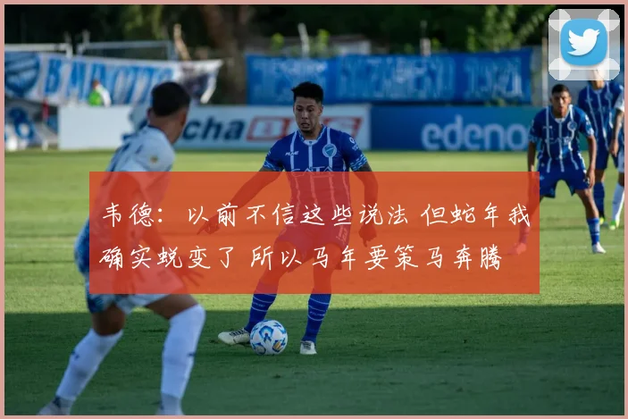 韦德：以前不信这些说法 但蛇年我确实蜕变了 所以马年要策马奔腾