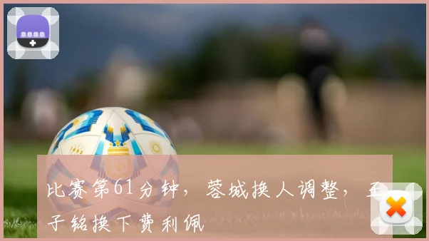 比赛第61分钟，蓉城换人调整，王子铭换下费利佩